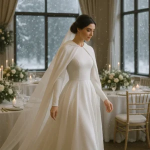 robe de mariée hiver